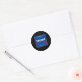 Trump Economie 1 Ronde Sticker (Envelop)