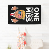 Trump één voor elke miss spandoek (Insitu)
