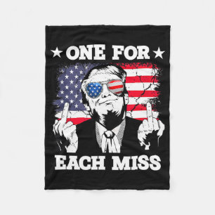 Trump Eén Voor Elke Miss T-shirt Trump Stem 2025 A Fleece Deken