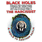 Trump: een zwart gat t-shirt