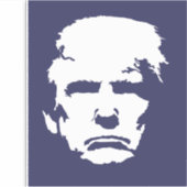 TRUMP eenvoudig silhouet Sticker (Voorkant)