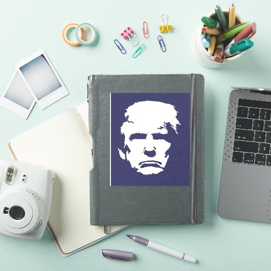 TRUMP eenvoudig silhouet Sticker (iPad Cover)