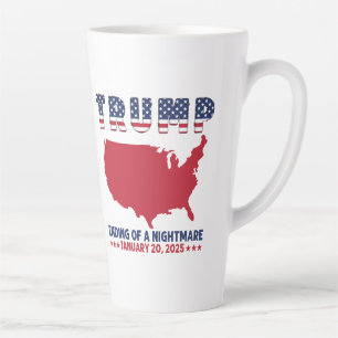 Trump Einde Van Een Nachtmerrie Latte Mok