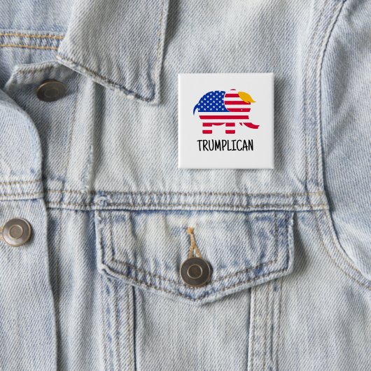 Trump Election 2024 Campaign Novelty Gift Button (In situ)