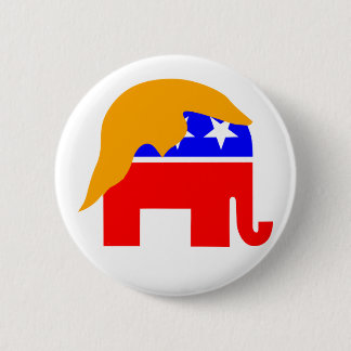 Trump Elephant Ronde Button 5,7 Cm
