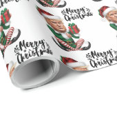 Trump Elf MAGA Holiday Gift Wrapping Paper Cadeaupapier (Rol Hoek)
