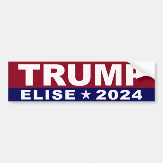 Trump Elise Stefanik 2024 Bumpersticker (Voorkant)