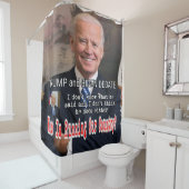 Trump en Biden debat Douchegordijn (In situ)