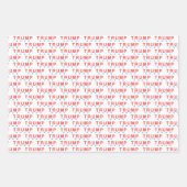 TRUMP en blauwe sterren Papieren pakbladen Inpakpapier Vel (Voorkant 3)