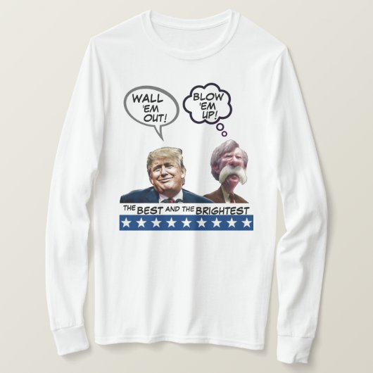 Trump en Bolton T-shirt (Design voorkant)