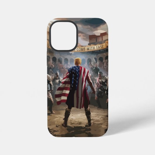 Trump en de Gladiator telefoonhoes iPhone Hoesje (Achterkant)
