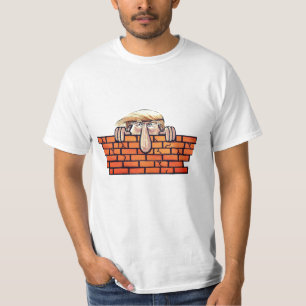 Trump en de muur t-shirt