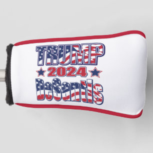 Trump en DeSantis 2024 Golfheadcover