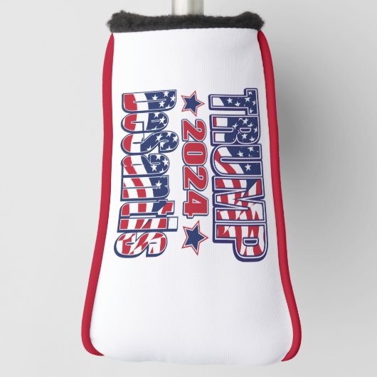 Trump en DeSantis 2024 Golfheadcover (Draai 90)