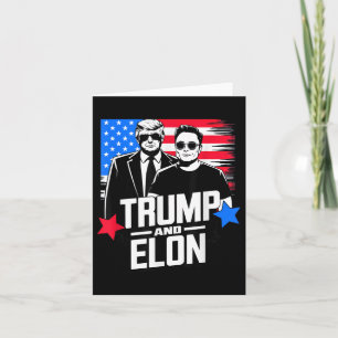 Trump en Elon 2024 Amerikaanse presidentsverkiezin Kaart