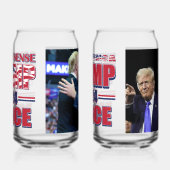Trump en JD Vance 2024 Blikvorm Glas (Rechts)