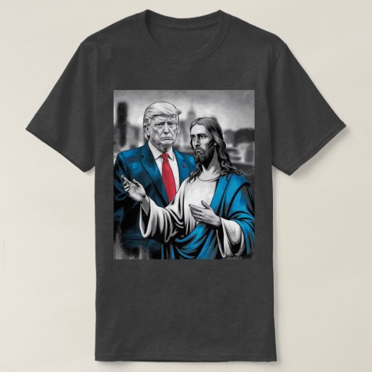 Trump en Jezus T-shirt (Design voorkant)