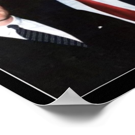 Trump en JFK anoniem Poster (Hoek)