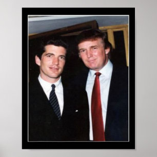 Trump en JFK anoniem Poster