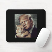 Trump en kat - Grappige Trump Cat meme Muismat (Met muis)