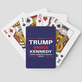 Trump en Kennedy nemen Amerika weer blauw Pokerkaarten