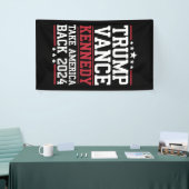 Trump en Kennedy nemen Amerika weer terug Spandoek (Beurs)