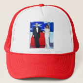Trump en Melania-2 Trucker Pet (Voorkant)