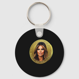 Trump en Melania Valuta Lanceert Meme Coin Trum Sleutelhanger