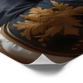 Trump en Poetin omarmen Poster (Hoek)