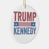 Trump en Vance Kennedy nemen Amerika weer terug Keramisch Ornament (Rechts)