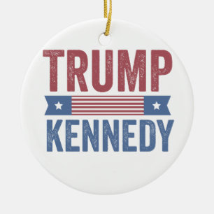 Trump en Vance Kennedy nemen Amerika weer terug Keramisch Ornament