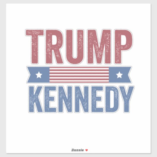 Trump en Vance Kennedy nemen Amerika weer terug Sticker (Vel)