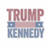 Trump en Vance Kennedy nemen Amerika weer terug Sticker (Voorkant)