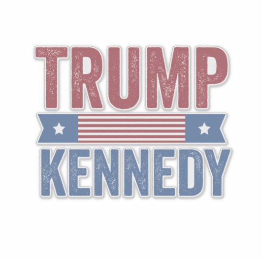 Trump en Vance Kennedy nemen Amerika weer terug Sticker (Voorkant)