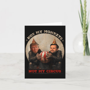 Trump en Vance Niet mijn apen niet mijn circus Kaart