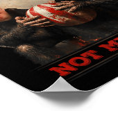 Trump en Vance niet mijn apen niet mijn circus Poster (Hoek)