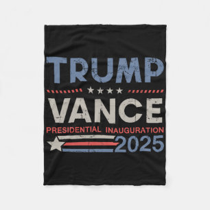 Trump en Vance President Inauguratie Dag 2025 Me Fleece Deken