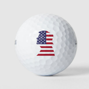 TRUMP en vlag Golfballen