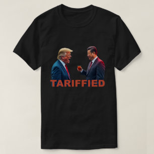 trump en Xi Jinping getarifieerd T-shirt