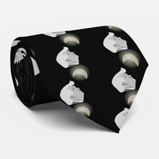 Trump en zonne-energie stropdas (Opgerold)