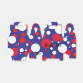 Trump Enorm Groot Stippenrood Wit Blauw Feest Bedankdoosjes (Uitgevouwen)