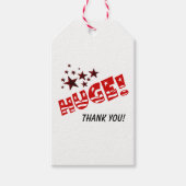 Trump ENORME feest viering dank u cadeau Labels Cadeaulabel (Voorkant)