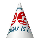 Trump ENORME Feestelijke Verjaardags Favor Feesthoedjes (Voorkant)