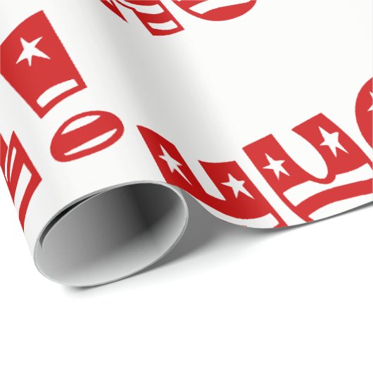 Trump ENORME Feestviering Verjaardagsfeestje Cadeaupapier (Rol Hoek)