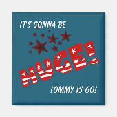 Trump ENORME Verjaardagsfeest Viering Feest Favor Magneet (Voorkant)