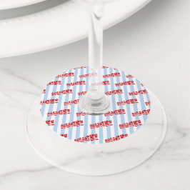 Trump ENORME Viering Diner Receptie Party Wijnglaslabel