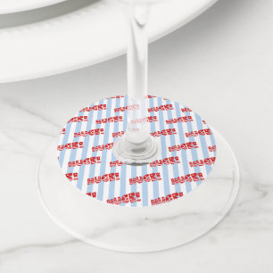 Trump ENORME Viering Diner Receptie Party Wijnglaslabel