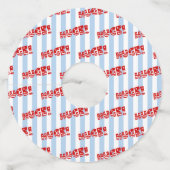 Trump ENORME viering Dinner Reception Party Wijnglaslabel (Voorkant)