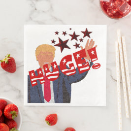 Trump ENORME Viering Mijlpaal Feest Servetten