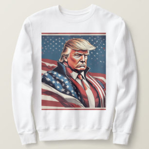 Trump Epic Amerikaanse vlag Hoodie Trui